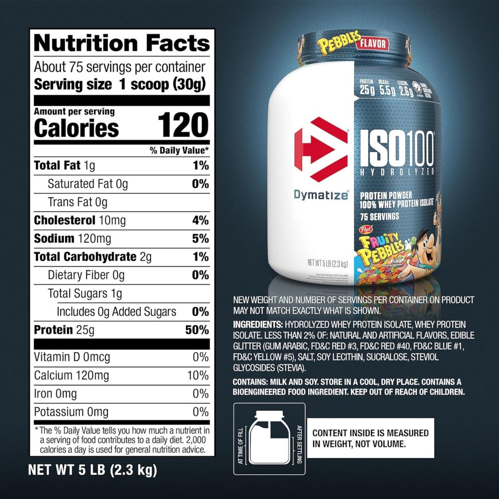 iso 100 vs optimum nutrition: iso 100 whey isolate nutrition facts